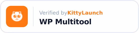 WP Multitool on KittyLaunch